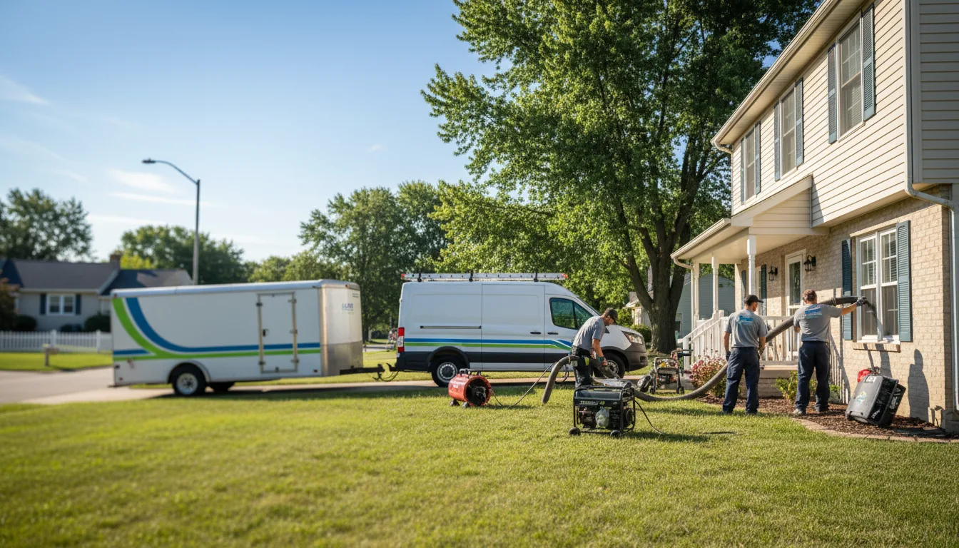 Flooded Basement Restoration And Cleanup With Repair in Dansville, NY near me